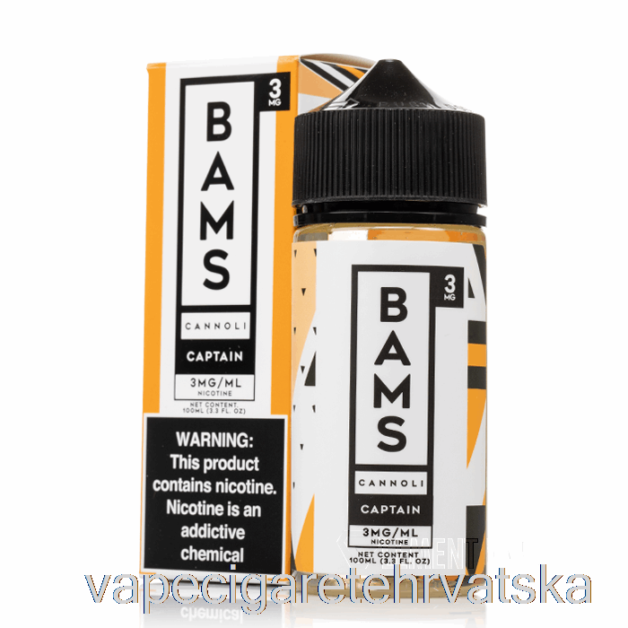 Vape Hrvatska Captain's Cannoli - Bam Bam's Cannoli - 100ml 0mg